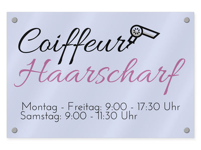 firmenschild-acrylglas-quer-coiffeur