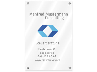 firmenschild-acrylglas-hoch-steuerberater