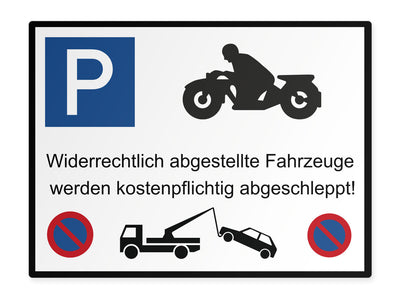 parkplatzschild-alu-quer-motorrad