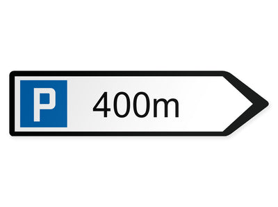 wegweiser-rechts-gross-distanz-zum-parkplatz