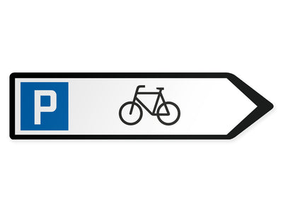 wegweiser-rechts-gross-fahrrad-parkplatz