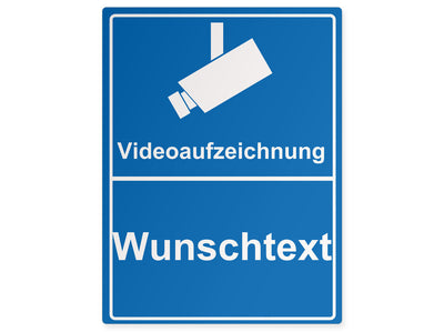 personalisierbares-schild-videoaufzeichnung